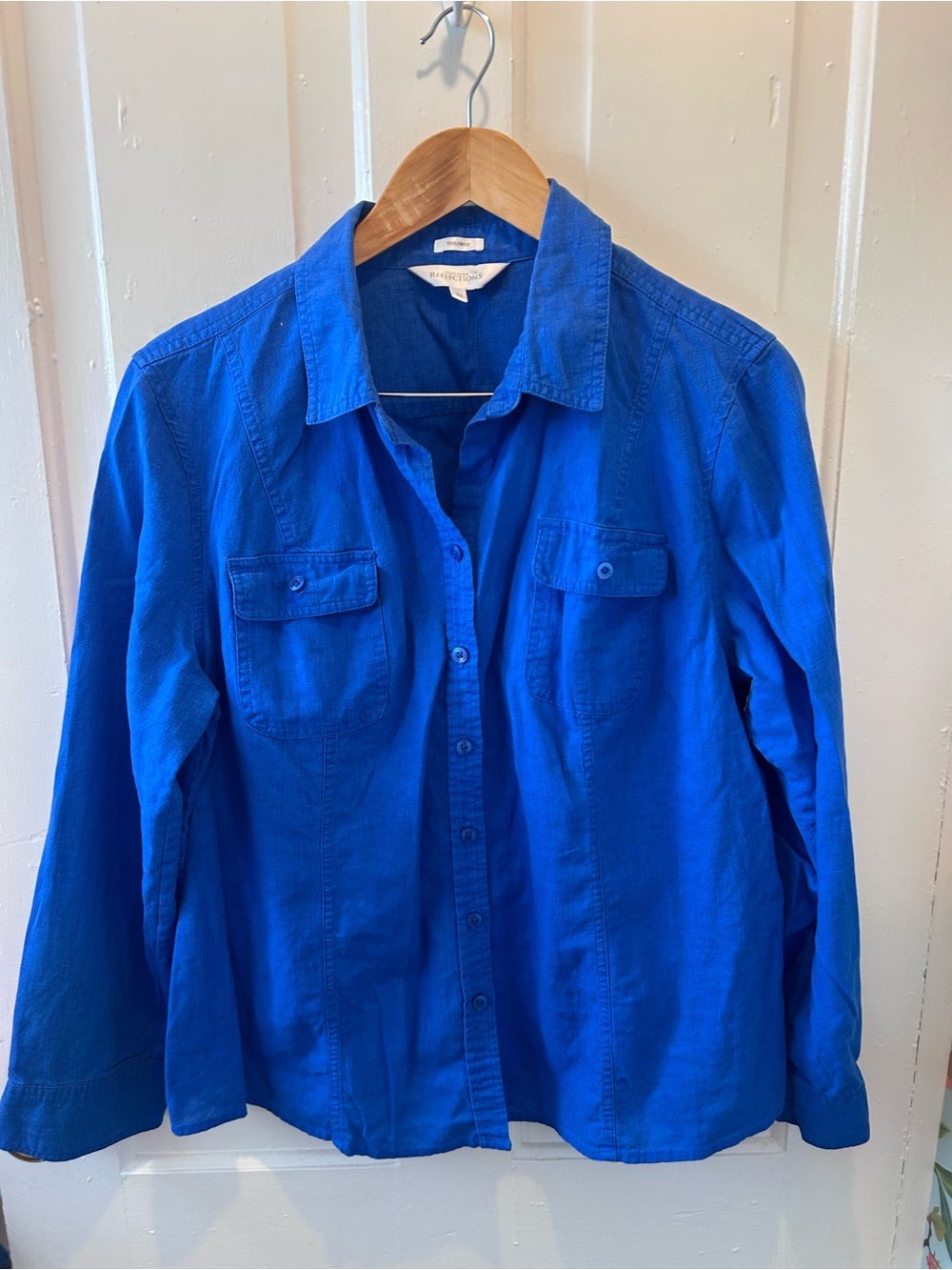 Northern Reflections Royal Blue Button-Down Shirt